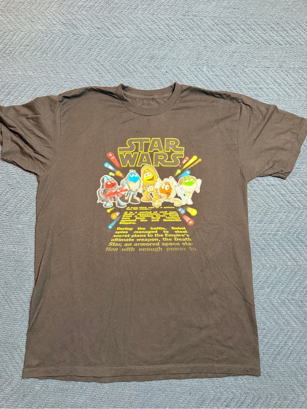 M&M'S Star Wars Graphic Tee - Brown with Yellow Accents
